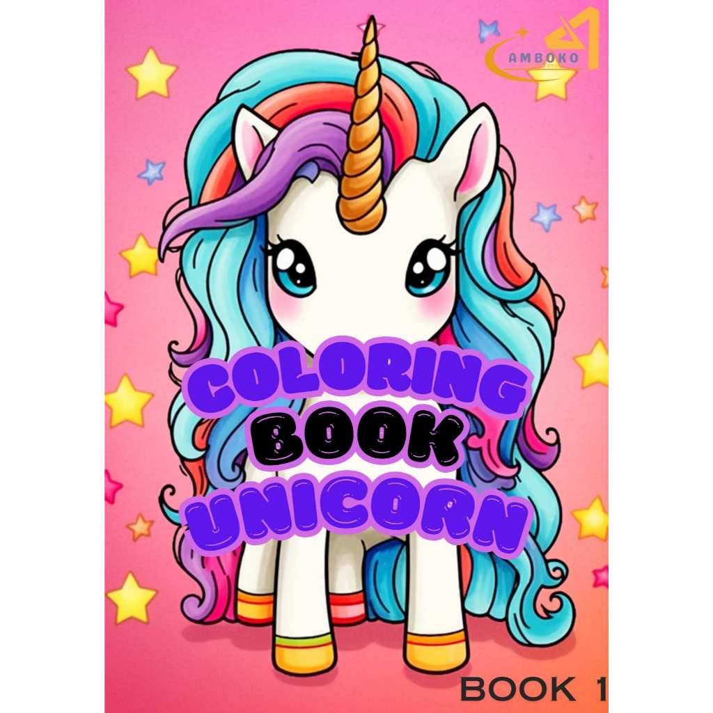 

Printable Worksheet Untuk Anak Mewarnai Fantasy Kuda Unicorn PDF Book 1