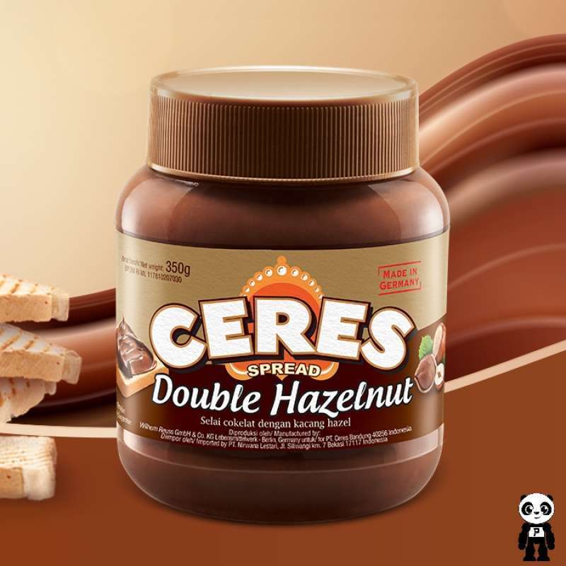 

CERES DOUBLE HAZELNUT SELAI COKLAT 350 GRAM LEZAT BERGIZI