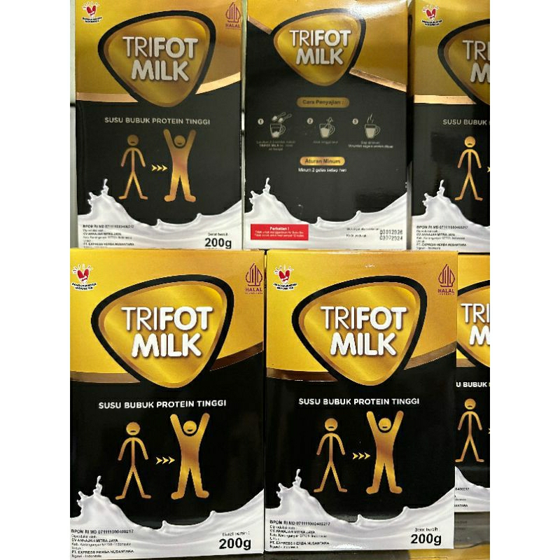 

5 BOX TRIFOT MILK SUSU TINGGI PROTEIN BPOM HALAL