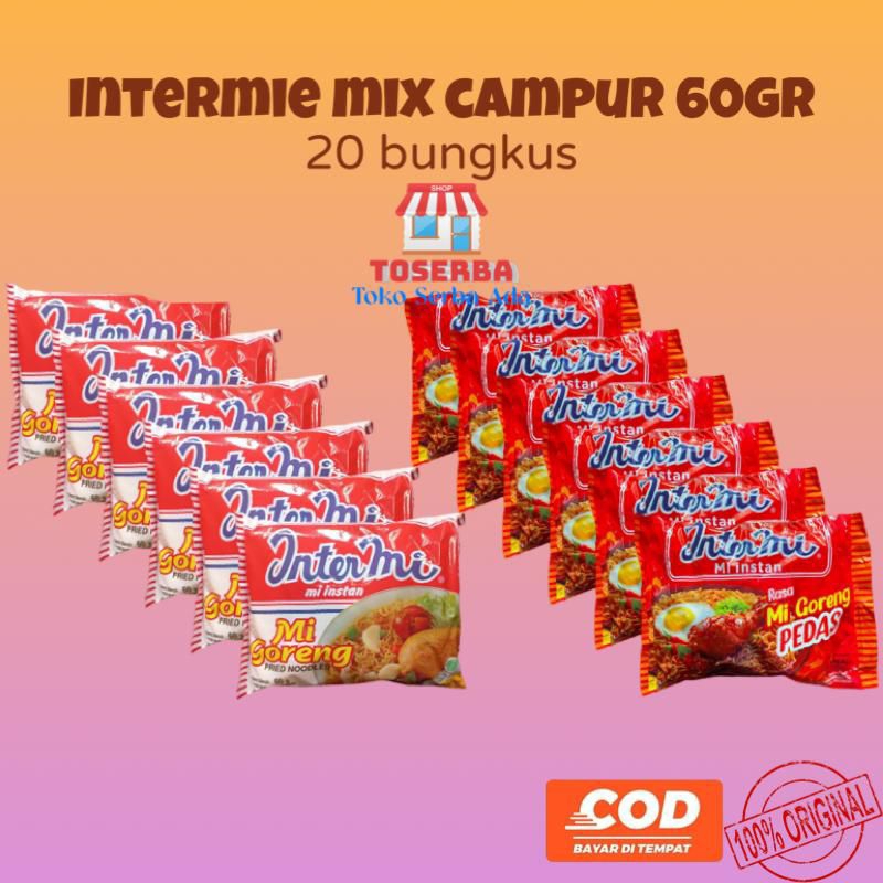

INTERMIE Goreng dan Pedas 60gr (isi 20pcs)