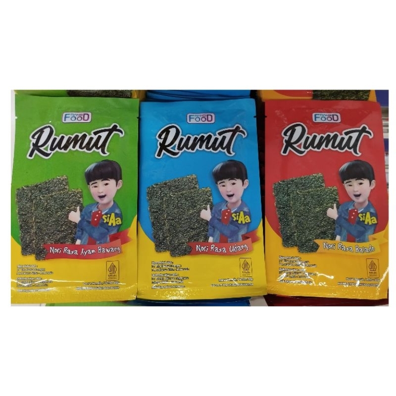 

Rans Rumut ukuran besar seaweed nori box isi 12x10gr .