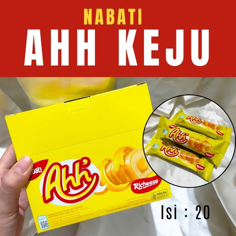 

Ahh Keju/ Nabati Keju isi 20 pcs /Nabati goguma /Nabati cocopandan/Nabati Coklat