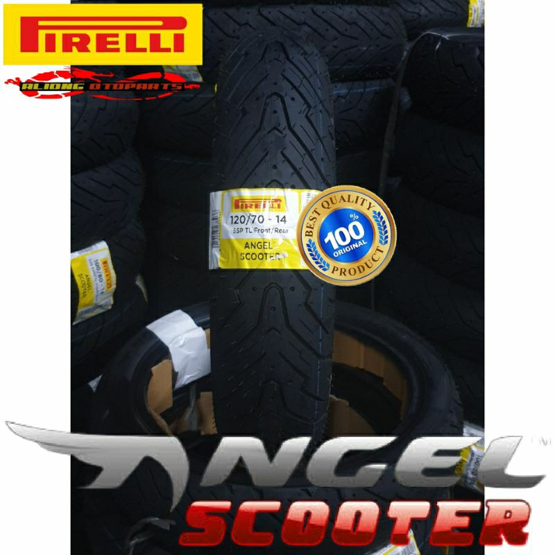 Ban Motor Pirelli Angel Scooter 120/70 R14 untuk motor Honda PCX & Yamaha Aerox
