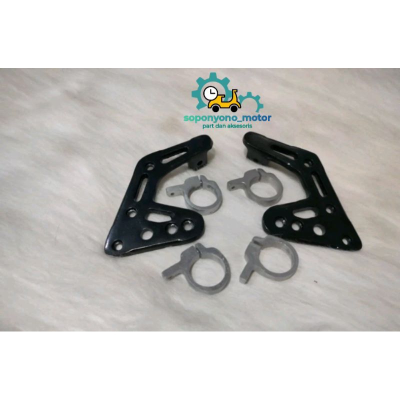 BREKET LAMPU CNC RX KING COPY BPRO / DUDUKAN LAMPU BPRO SET RX KING