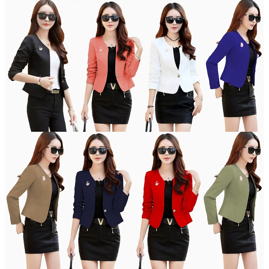 BLAZER WANITA SIZE M L XL XXL SEOYUN FASHION KOREA STYLE BLAZER JAS KERJA KANTOR FORMAL KEKINIAN LEN