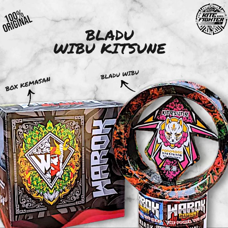 Bladu/Gulungan senar Motif WIBU TEBAL by warok kite
