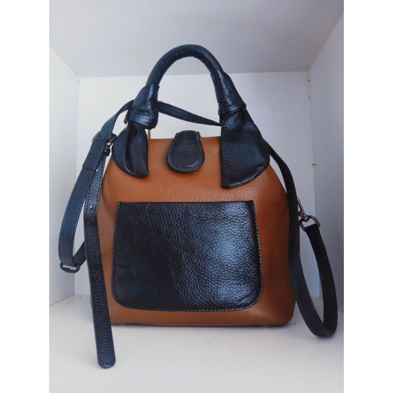 Preloved Tas KULIT  no brand