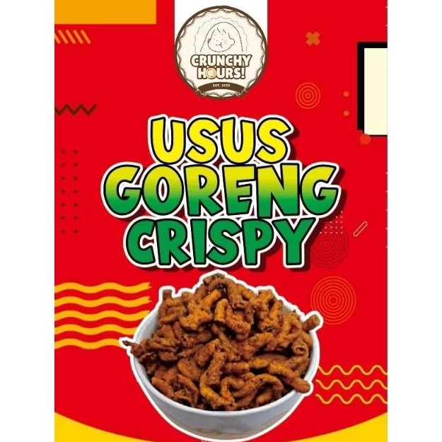 

USUS GORENG CRISPY 150gr | USUS CRISPY PEDAS 150gr