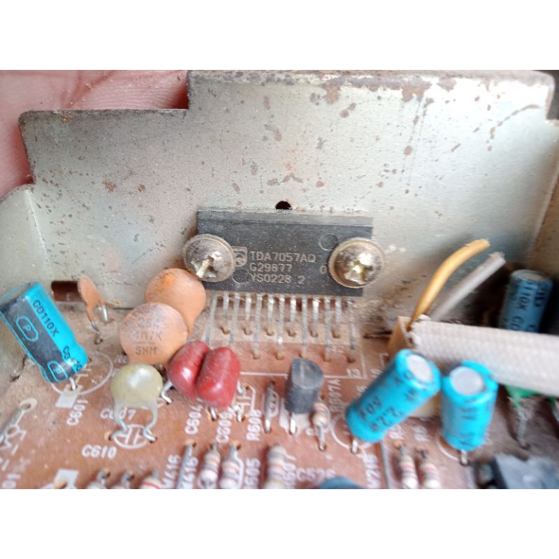 ic suara TDA7057AQ COPOTAN NORMAL..