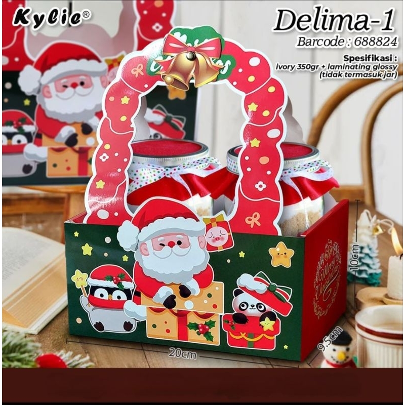 

Box kue Natal Box delima Box christmas (5pc)