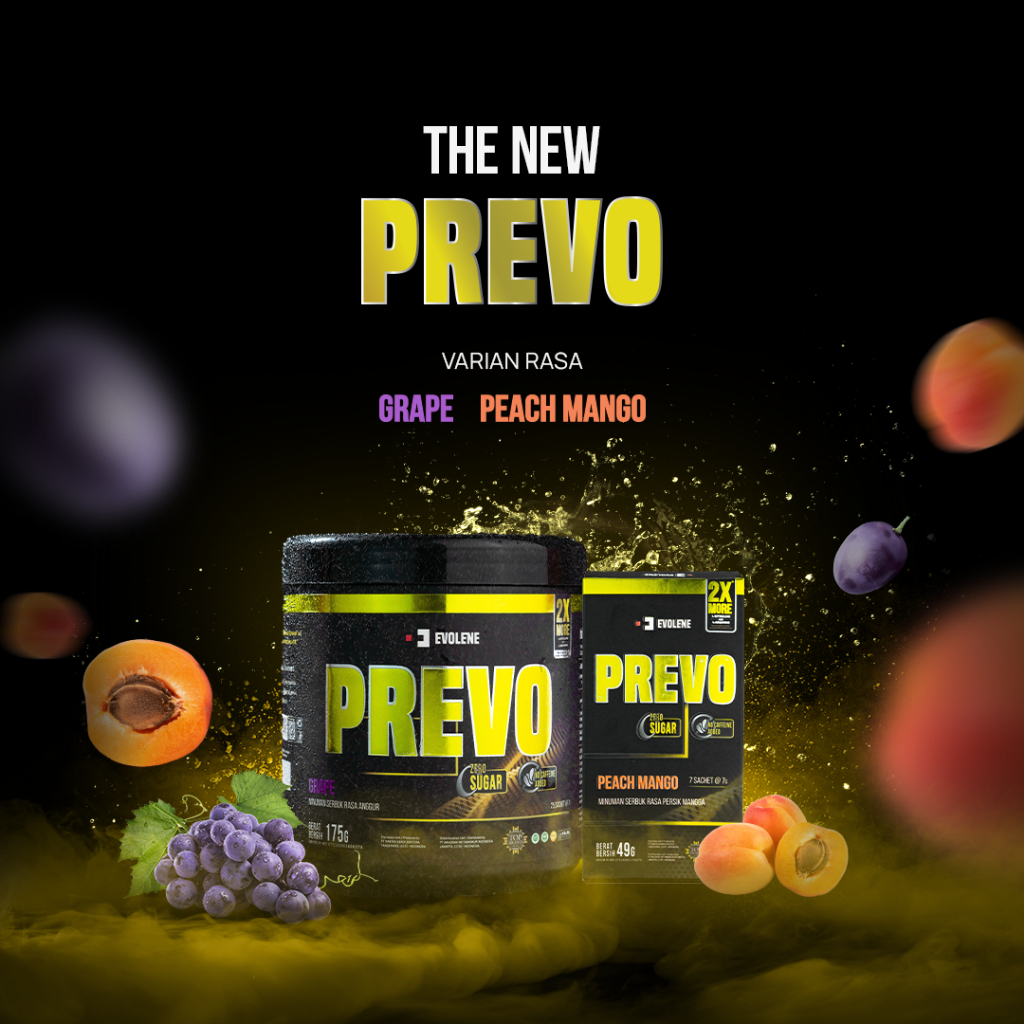 The New Prevo Pre Workout By Evolene  Original Preworkout Evolene Halal