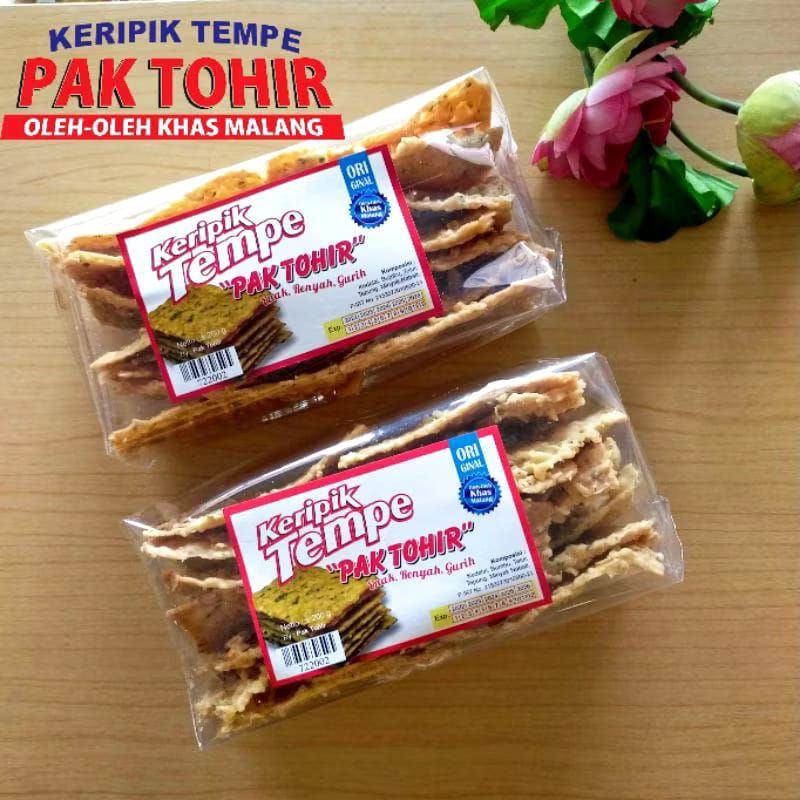 

200gr Makanan Ringan Keripik Tempe Original Pak Tohir