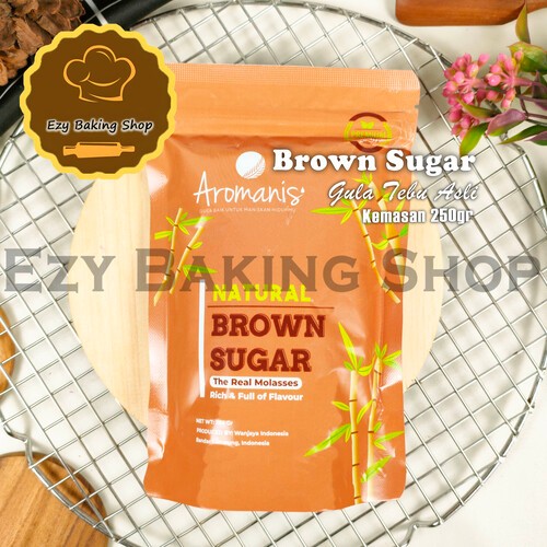 

Arumanis Brown Sugar 250gr - Gula Tebu / Gula Molasses
