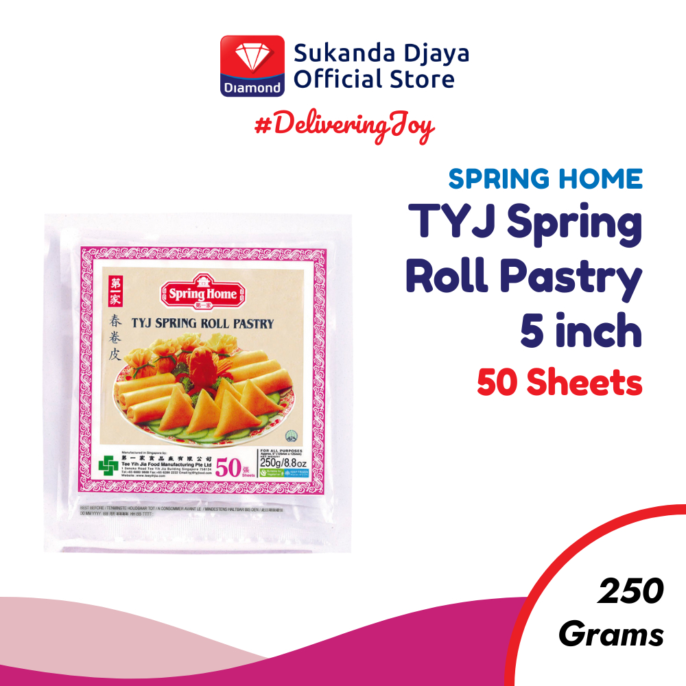 

Spring Home TYJ Spring Roll Pastry 5 inch 250 Gr