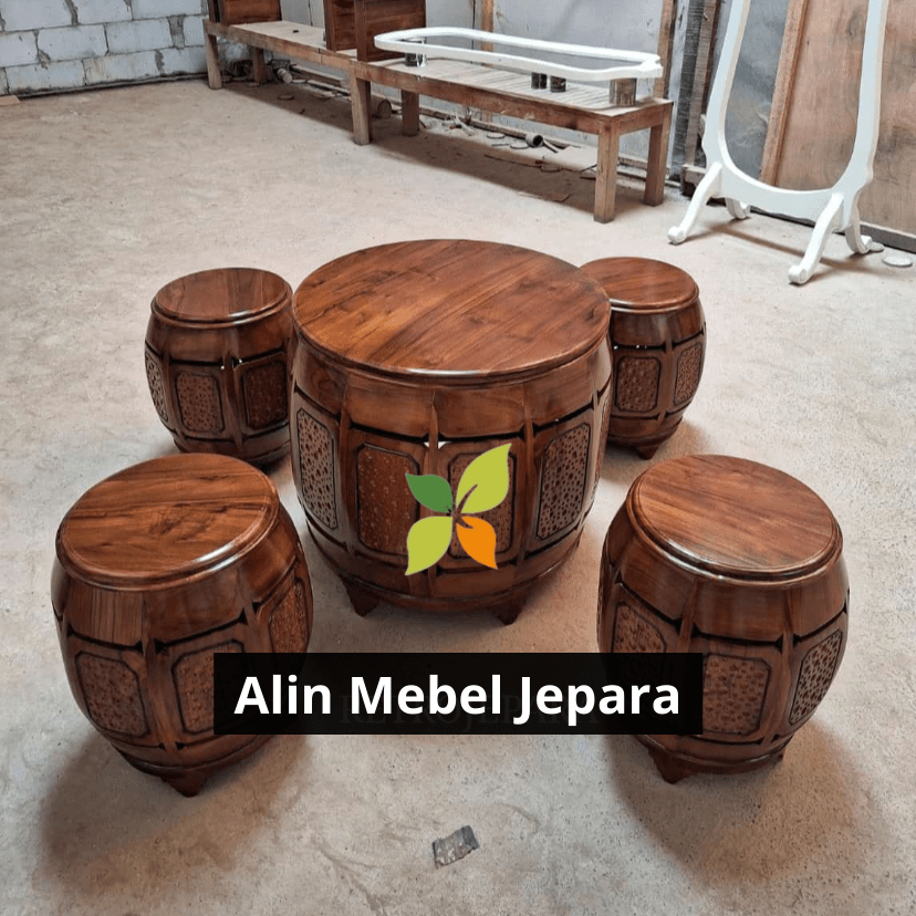 Set Meja Teras Kendang, Kursi Kendang