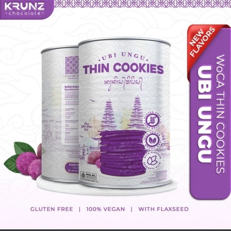 

Hampers WoCA Thin Krunz Ubi Ungu Chocolate - 90g