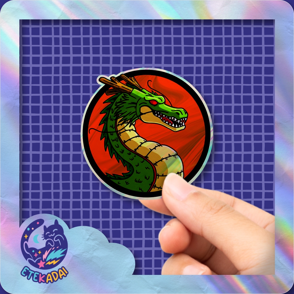 

Stiker Hologram Anime Dragon Ball Naga Shenron