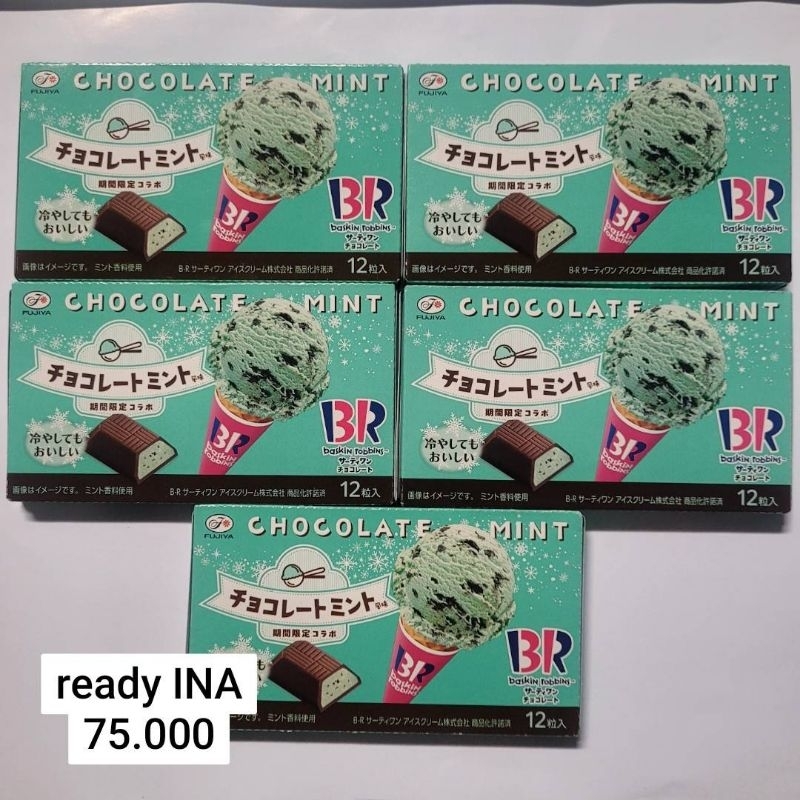 

[ready INA] jastip snack jepang cokelat mintcho fujiya baskin robbins