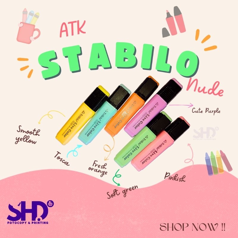 

(2 PCS) STABILLO WARNA NUDE