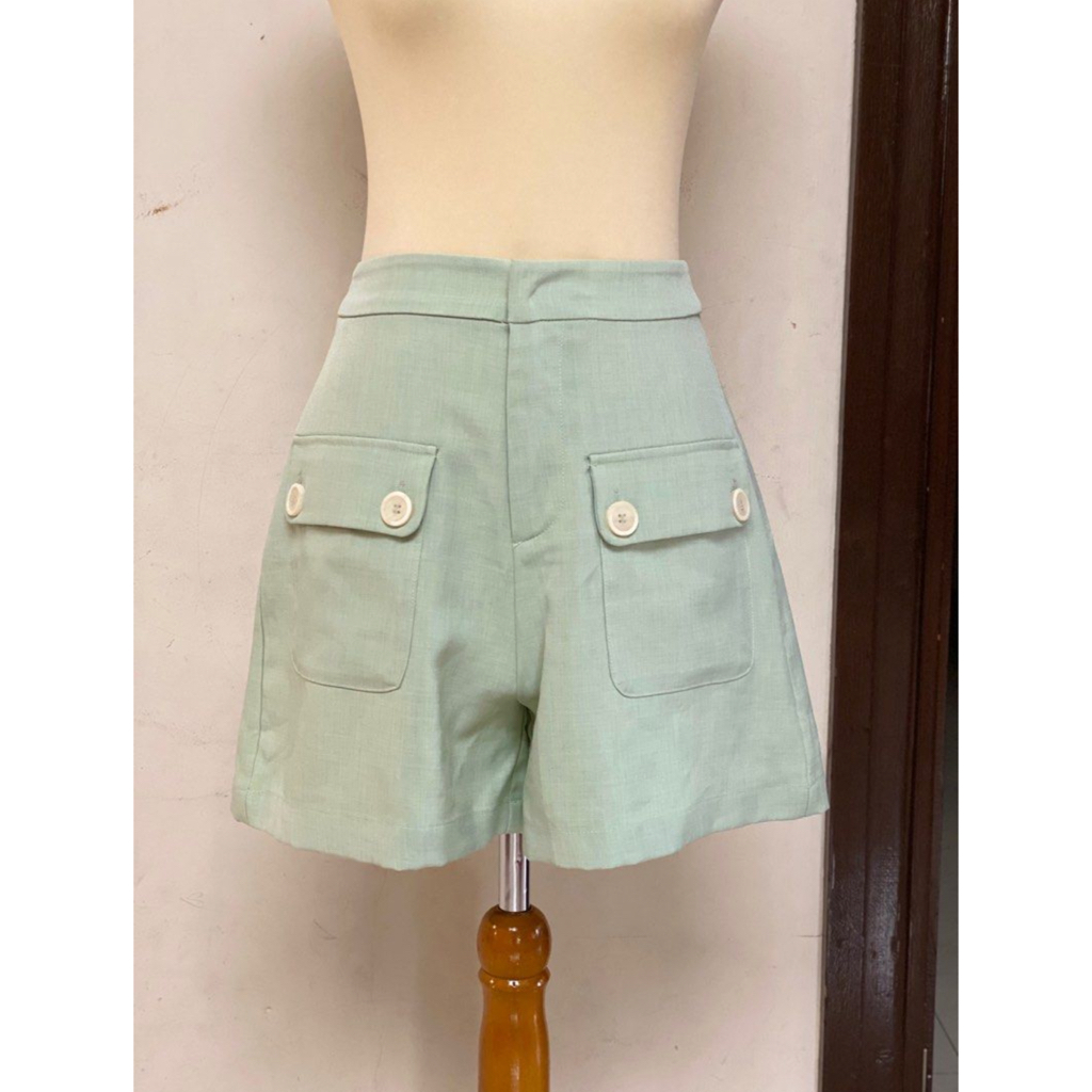 POMELO Mint Shorts | celana pendek
