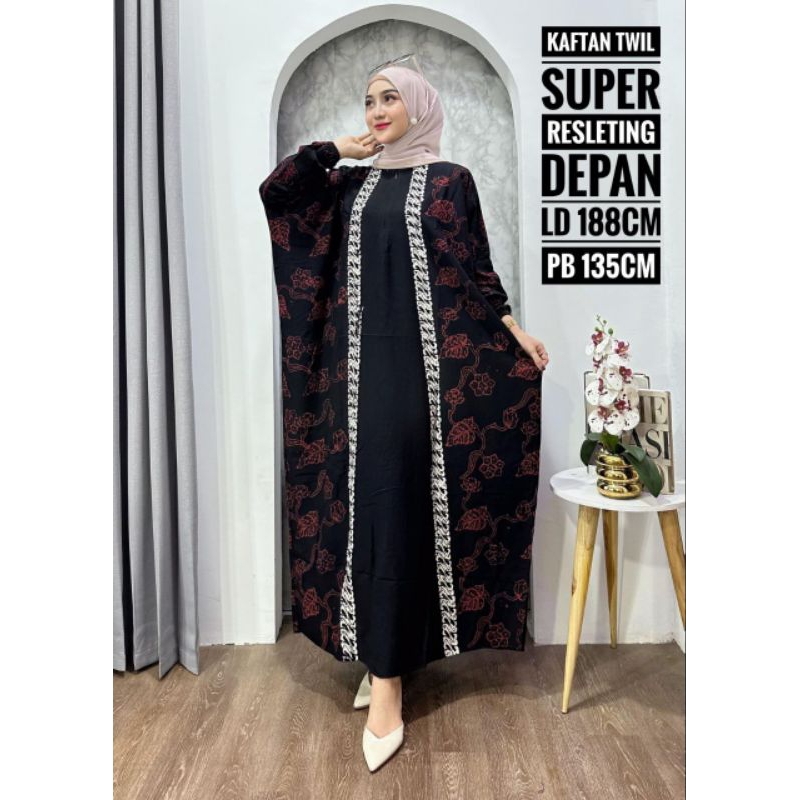 KAFTAN TWILL ORIGINAL PREMIUM MOTIF BATIK JUMBO