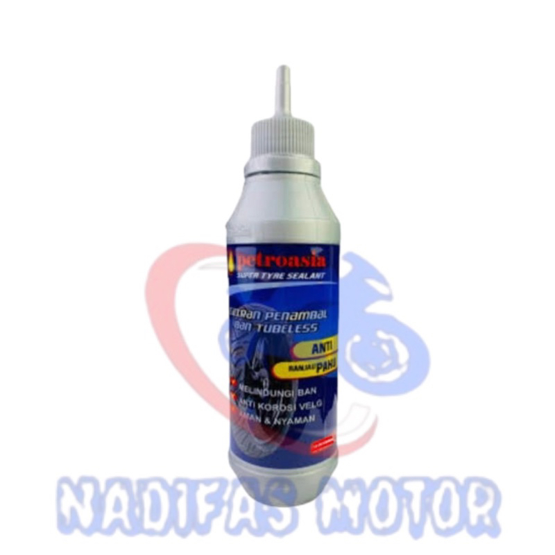 Cairan Tubeless Petroasia 350ml Original Tambal Ban Tubles Sepeda Motor Anti Bocor