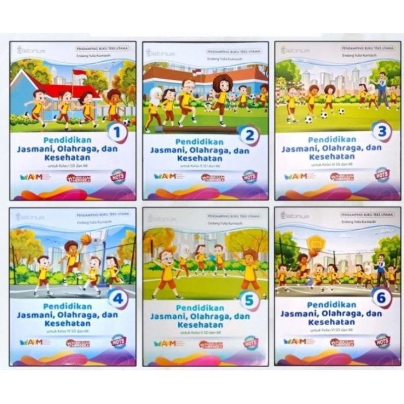 Buku Platinum PJOK kelas 1 2 3 4 5 6 SD dan kurikulum merdeka penerbit Tiga Serangkai