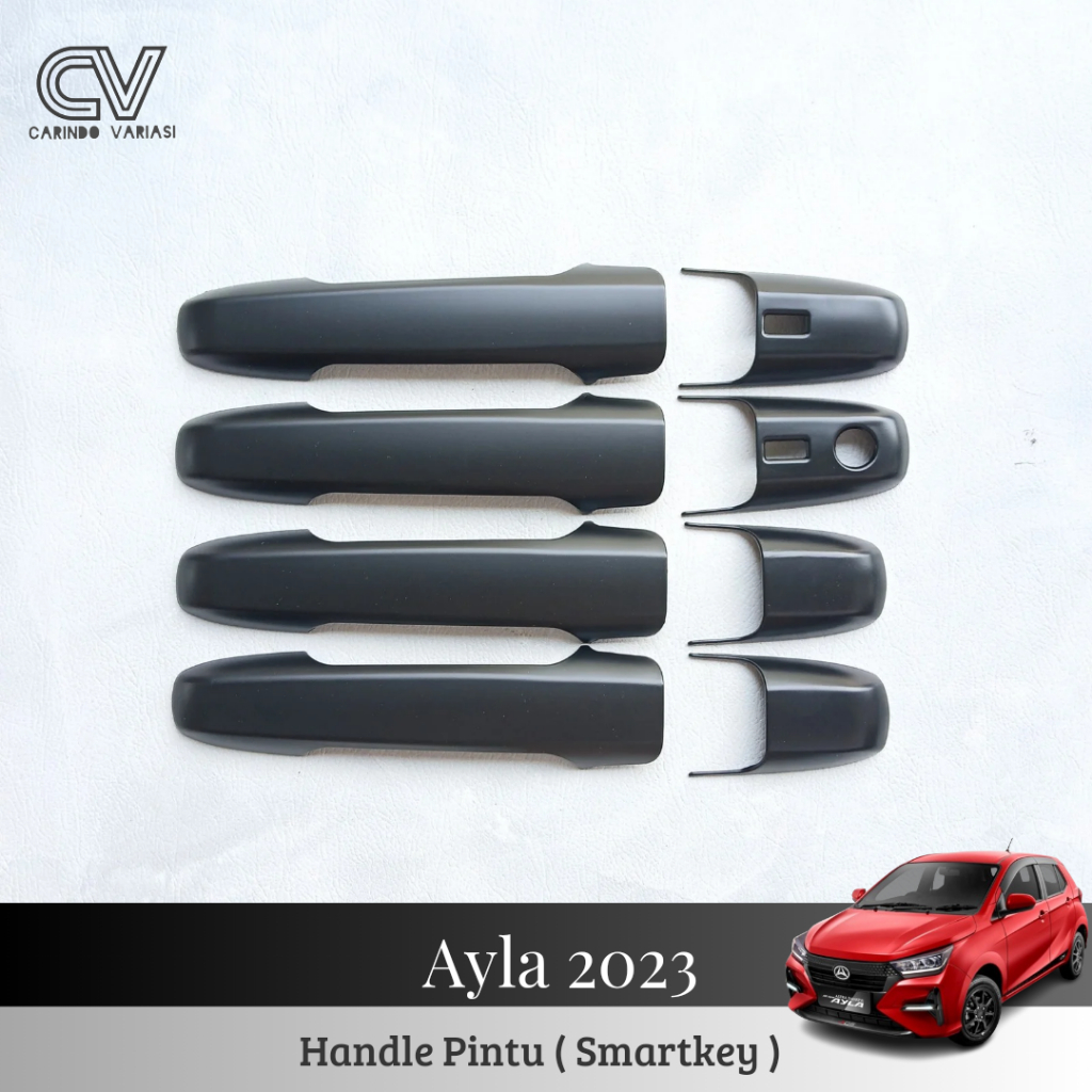 Cover Handle Pintu Mobil Ayla 2023 Hitam Variant