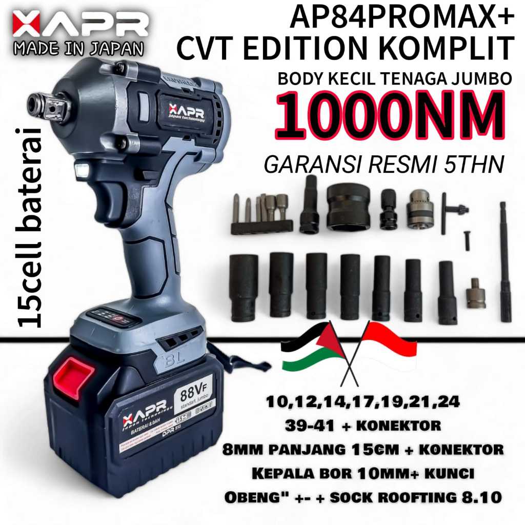 NEW PROMO 1JAM IMPACT GARANSI 5THN APR JAPAN 450NM 88V NEW EDITION STANDART FACELIFT MESIN PEMBUKA