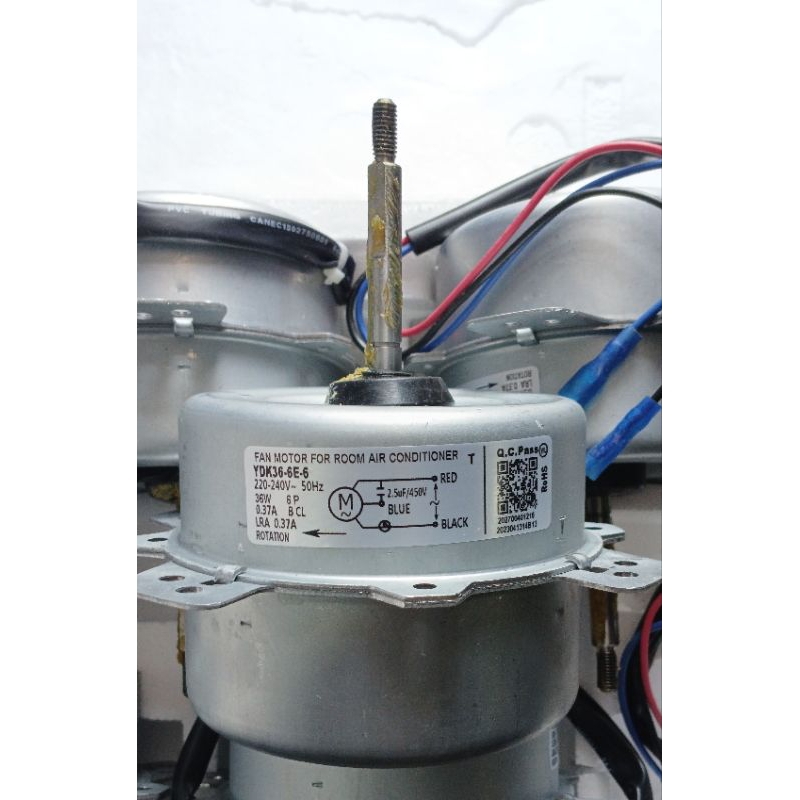 Fan motor oudoor AC YDK 36-6 Cw putaran kanan