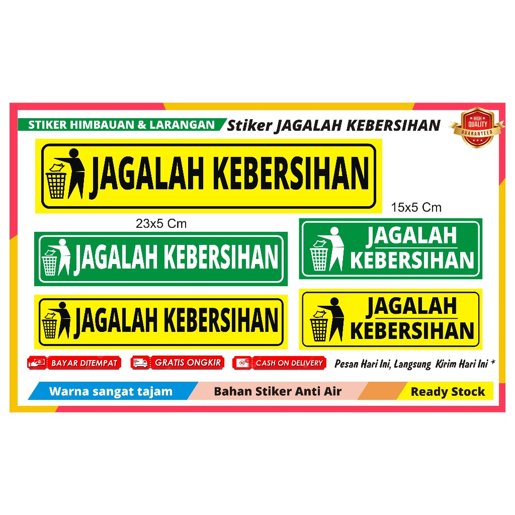 

STIKER JAGALAH KEBERSIHAN
