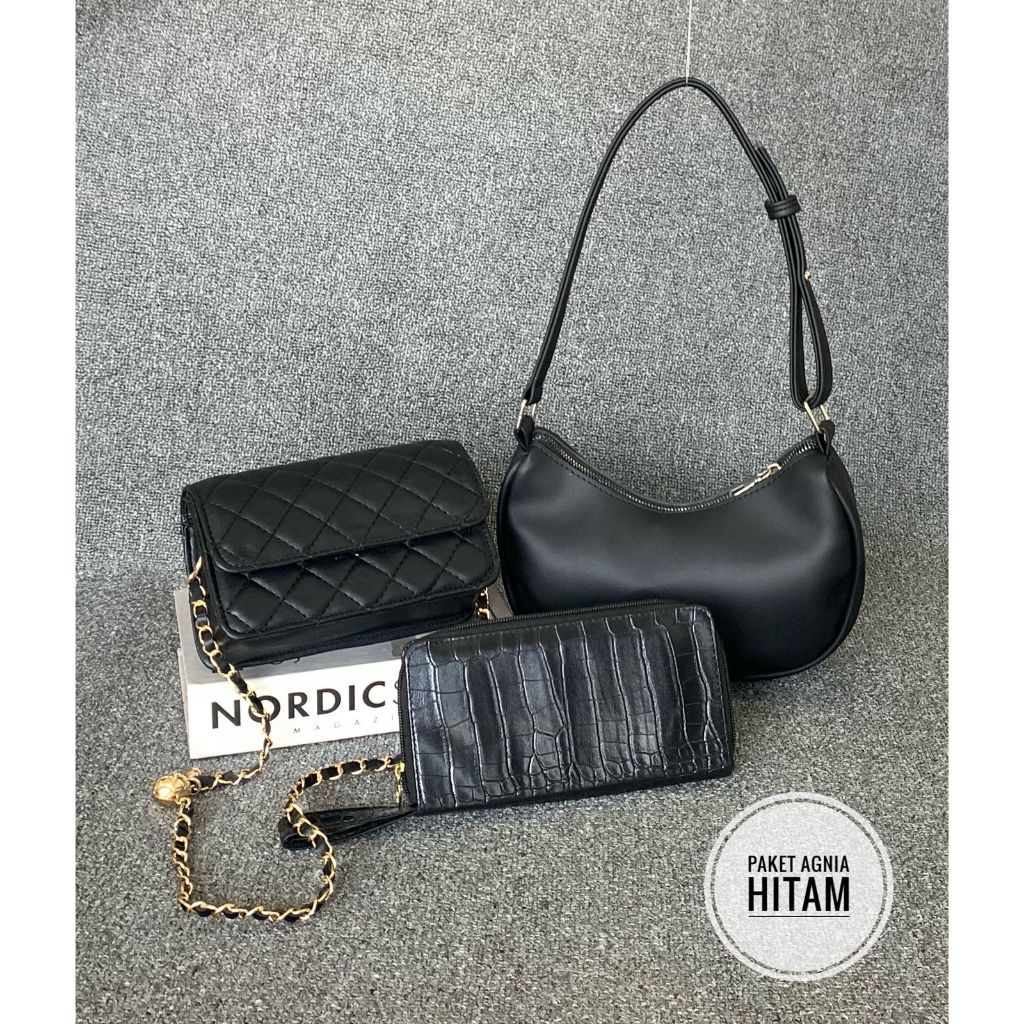 Paket  Tas Terbaru Agnia Series ( 3 item )
