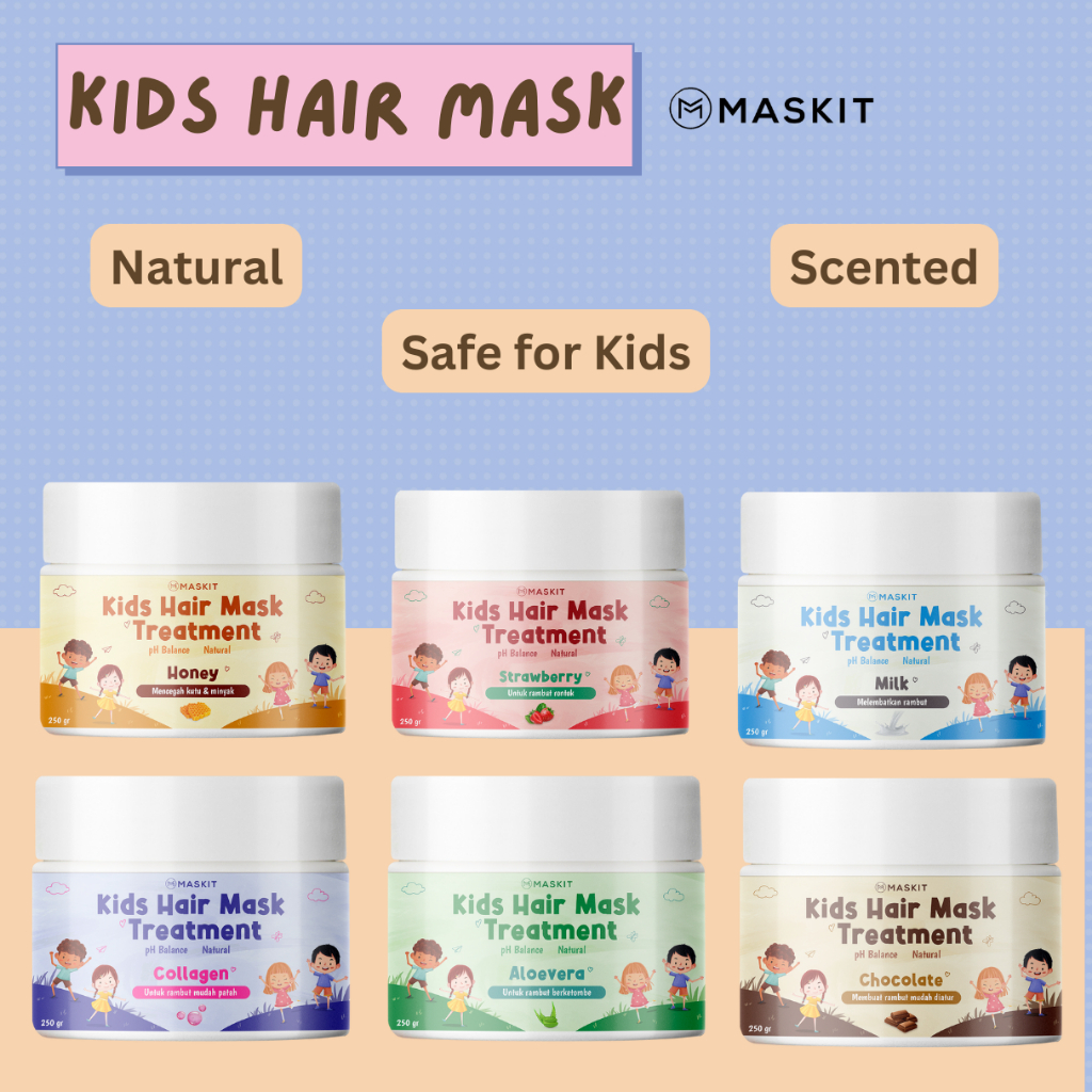 (KERRIA ID) Kids Hair Mask Treatment - Masker Rambut Anak