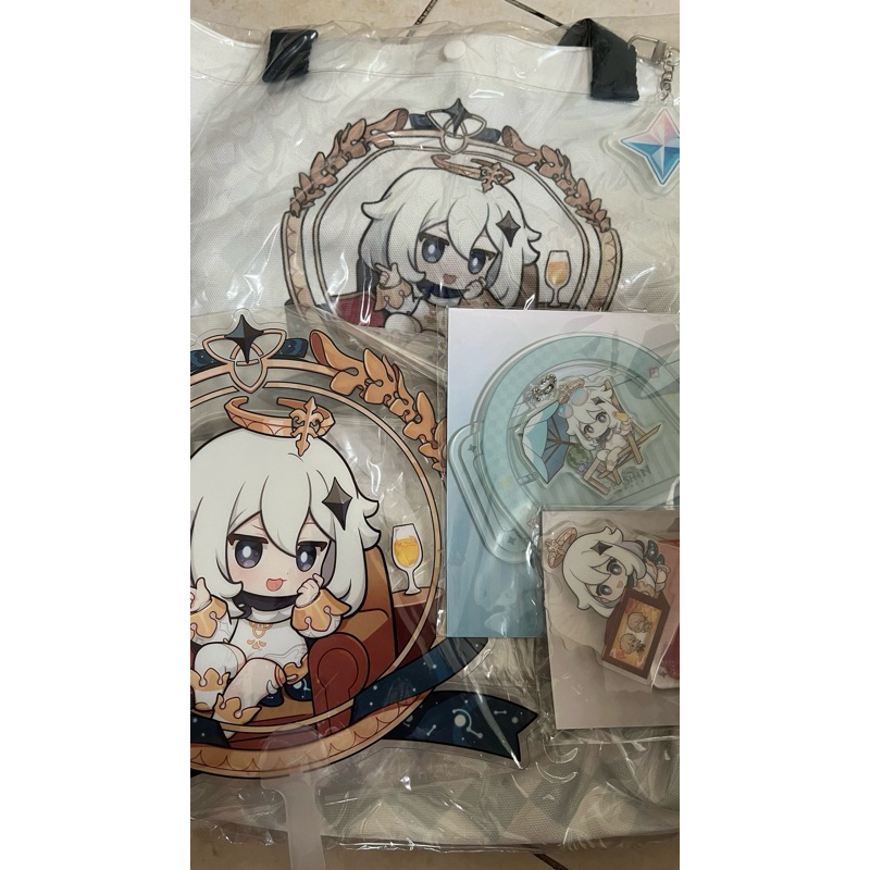 Hoyofest paimon event Gi Genshi impact official merch standee kipas totebag itabag limited new