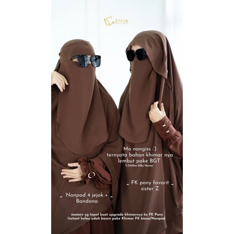 hazura by zakia gamis set French khimar poni / gamis set French khimar / gamis set Khimar nonped