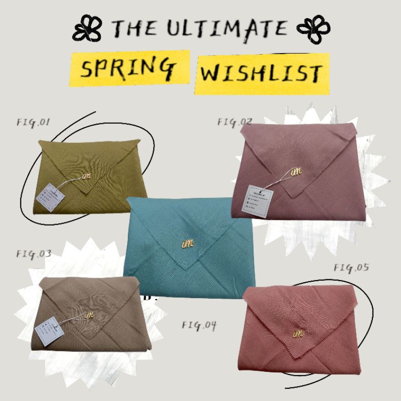 hijab segi empat voal premium lasercuting dengan pin "um"(umama)