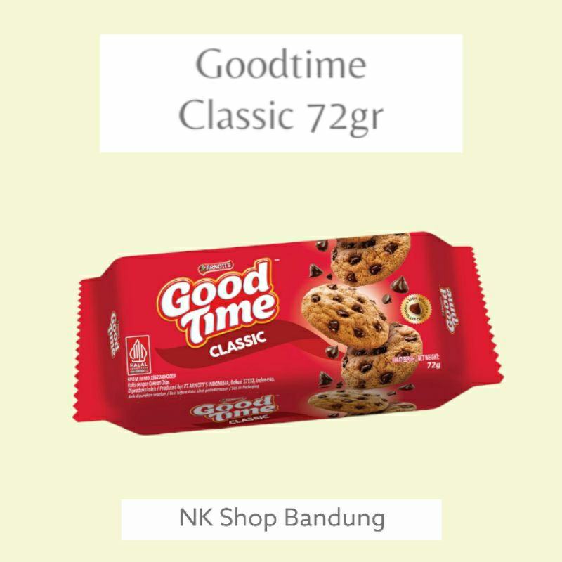 

Good Time Cokelat Family Pack 72gr - Cookies Dengan Chocochip