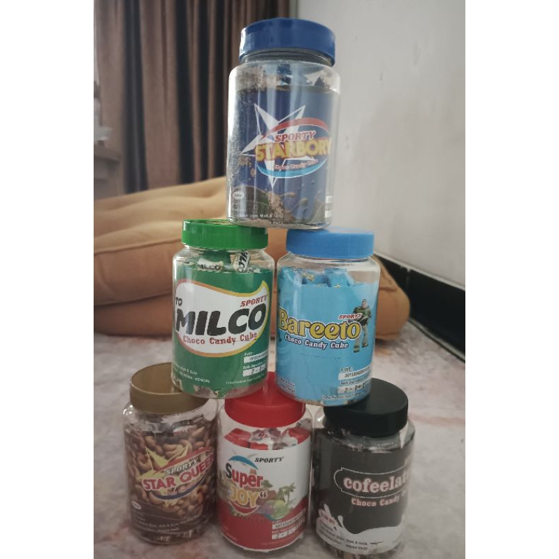 

Paket Bundle 6 toples Permen Candy Cube Viral