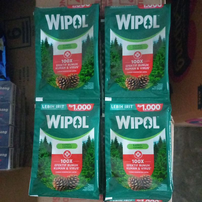 WIPOL Cairan Desinfektan Lantai [6 pcs ]