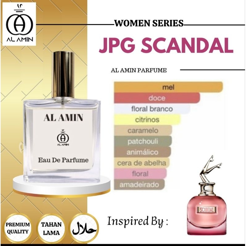 AL AMIN PARFUME - JPG SCANDAL PREMIUM PARFUM TAHAN LAMA