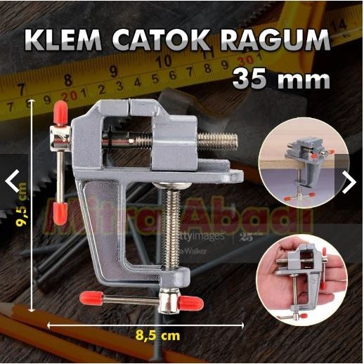 Klem Catok Ragum / Catok Meja / Ragum Clamp Vise Bench / Table Vice