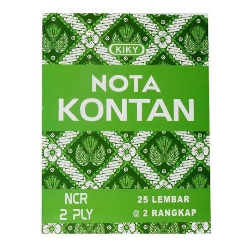 

[1PCS / 1BUKU] BUKU NOTA KONTAN NCR BESAR KIKY 2 PLY / NOTA KONTAN B2 KIKY