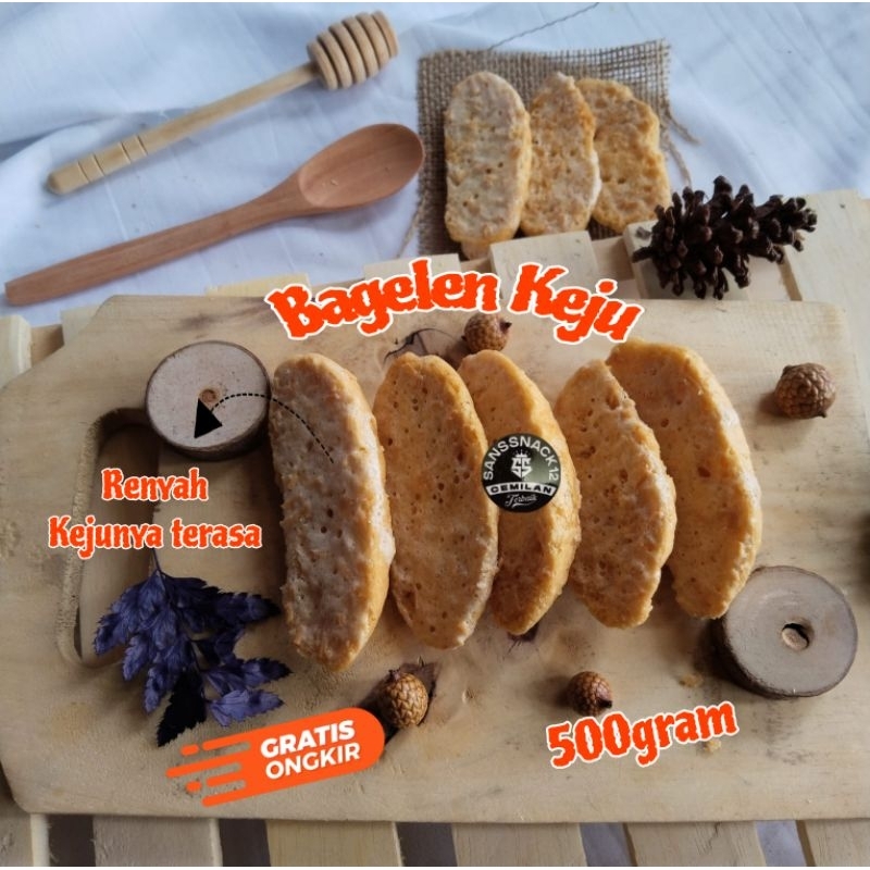 

Roti Kering Bagelen Keju