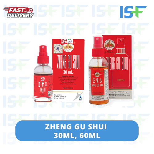 ISF  Zheng Gu Shui Spray 30ml/60ml -Zhenggushui Obat Gosok Keseleo Semprot