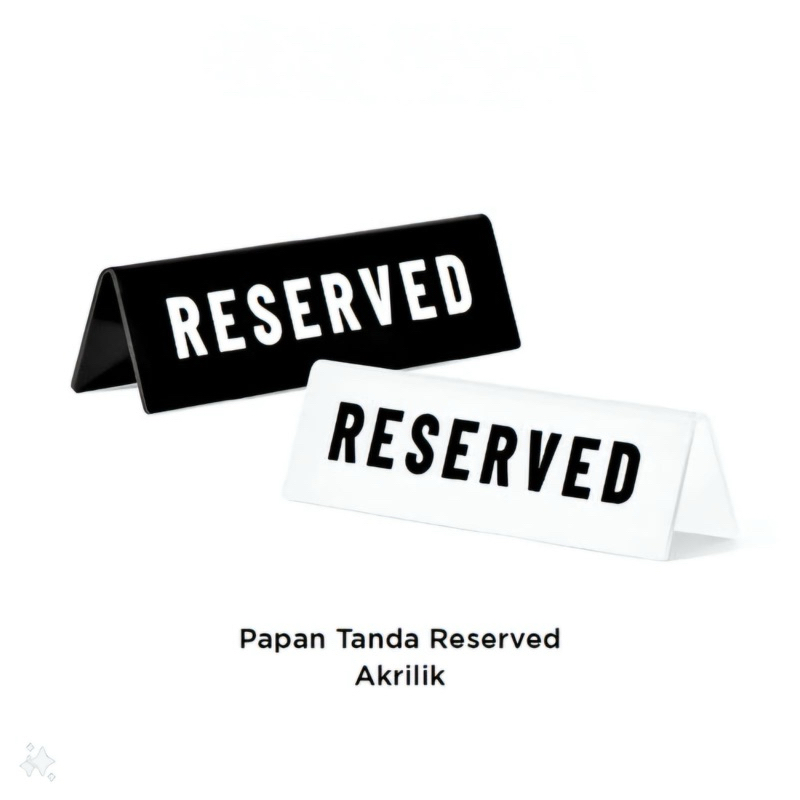 

Akrilik reservasi atau reserved