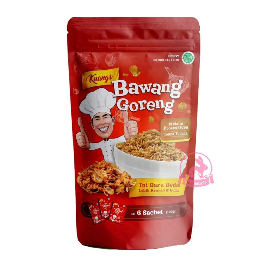 

KUANGS BAWANG GORENG BRAMBANG GORENG KRIUK 120G (6X20G)