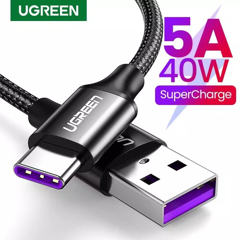 UGREEN KABEL DATA USB TO TYPE C NYLON 2M 50995