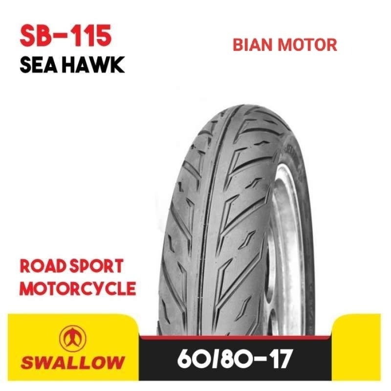 BAN LUAR SWALLOW SEA HAWK RING 17 UKURAN 60/80-17