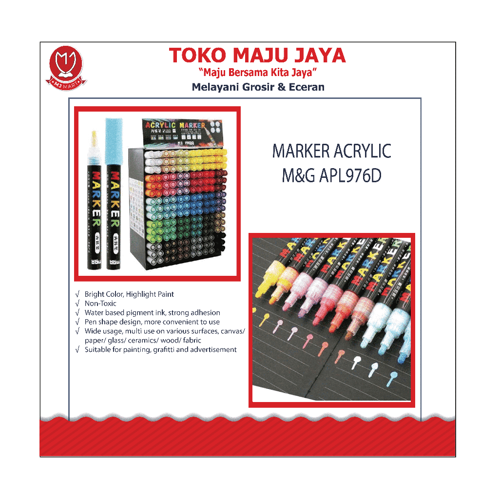 

MARKER ACRYLIC M&G APL976D