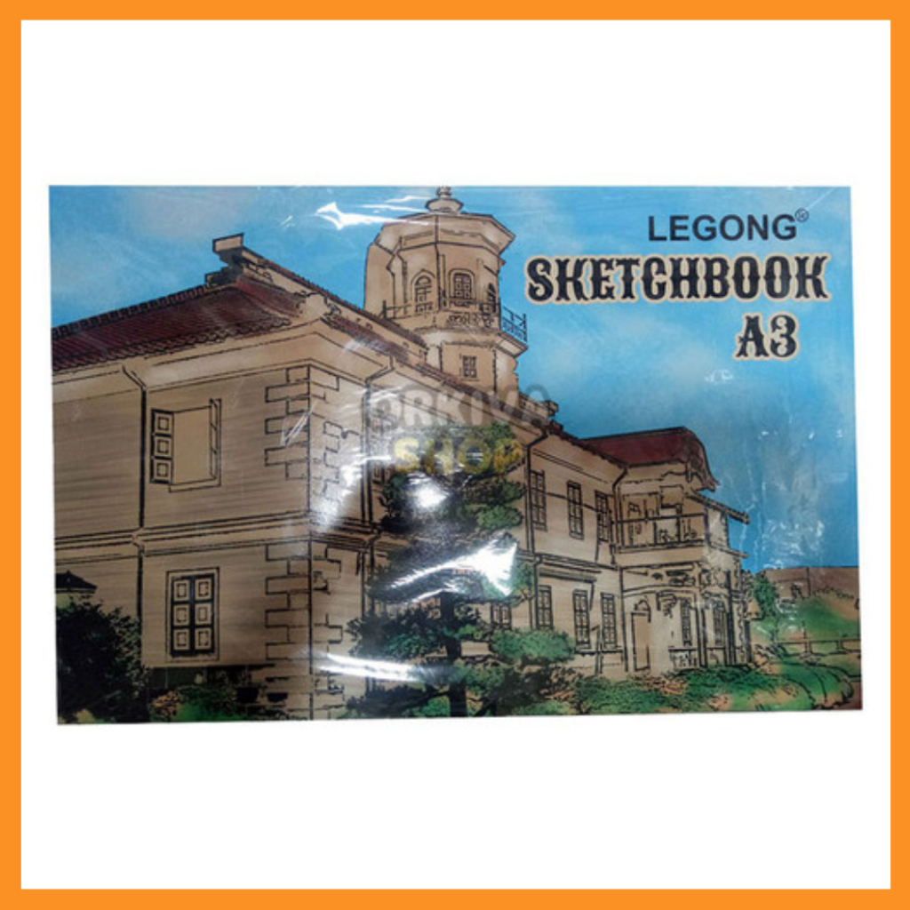 

LEGONG Sketch book spiral ukuran A3